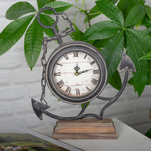 Load image into Gallery viewer, Metal Anchor Table Clock
