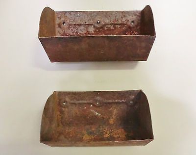 Antique Metal Grain Scoops (2 Sizes)