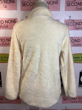 Load image into Gallery viewer, Cream Half Zip Fleece Sweater (Only 1 2XL Left!)
