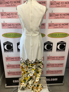 Vintage Sunflower Maxi Dress (Size S)