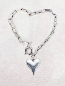 Heart Chain Necklace (Only 1 Left!)