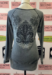 Sparkle Fleur De Lis Top (Size S)