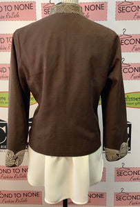 Silkland Brown Swirl Jacket (L)