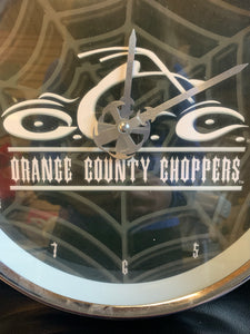 Orange County Choppers Wall Clock