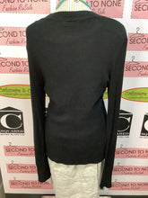 Load image into Gallery viewer, Black Longer-Length Cardigan (Size M)
