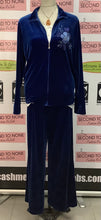 Load image into Gallery viewer, Jaclyn Smith Velour Track Suit - Pants (Size L)
