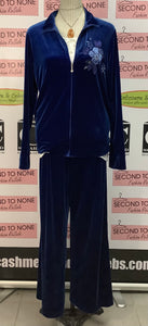Jaclyn Smith Velour Track Suit - Pants (Size L)