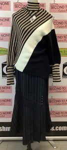 Terra Nostra Pinstripe Skirt (Size 8)