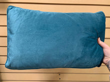 Load image into Gallery viewer, Teal Textured Pillow

