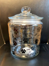 Load image into Gallery viewer, Dog Glass Treat Jar (Only 1 Left!)
