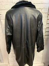 Load image into Gallery viewer, Faux Leather Coat (Size S)
