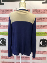 Load image into Gallery viewer, Tan Jay Color-Block Cardigan (Size PM)
