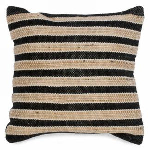 Black & Natural Stripe Pillow (Only 1 Left!)