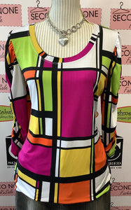 Bold Abstract Top (Size L)