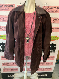 A.S Selections Leather Coat (Size M)