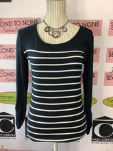 Load image into Gallery viewer, Jones New York Striped Long Sleeve (Size S)
