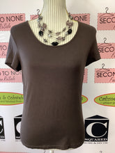 Load image into Gallery viewer, Dina Chocolate Brown Tee (Size L)
