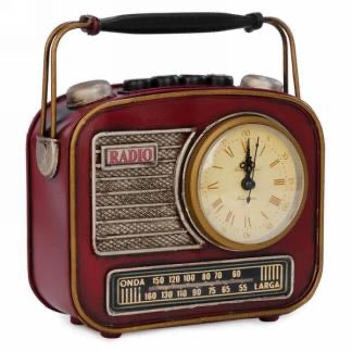 Radio-réveil de style antique