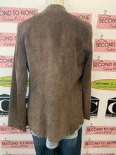 Load image into Gallery viewer, Embroidered Danier Suede Jacket (Size S)
