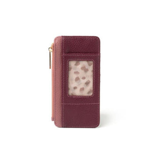 Kedzie Vegan Leather Zippered Wallet (Only 4 Colours Left!)